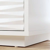 Table d'appoint principale Sauder Morgan, Blanc, 428255