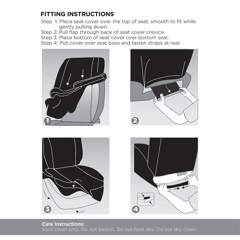 AUTO DRIVE COUVRE-SIÈGES EN FOURRURE FORMAT UNIVERSEL