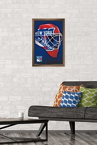 NHL New York Rangers - Mask 16 Wall Poster
