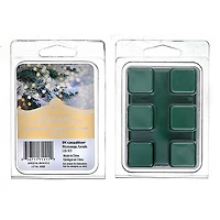 Noël 6Pk Cire Fond À Feuilles Persistantes D'Hiver - Ensemble De 4