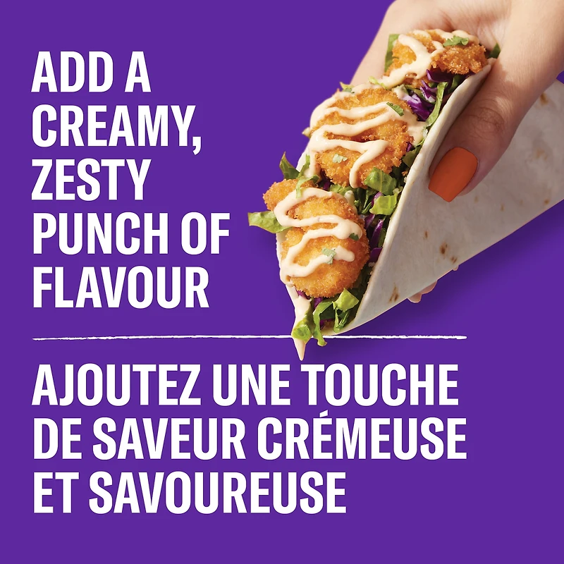 Taco Bell Creamy Baja Sauce, 354 mL Bottle, TB CREAMY BAJA SAUCE