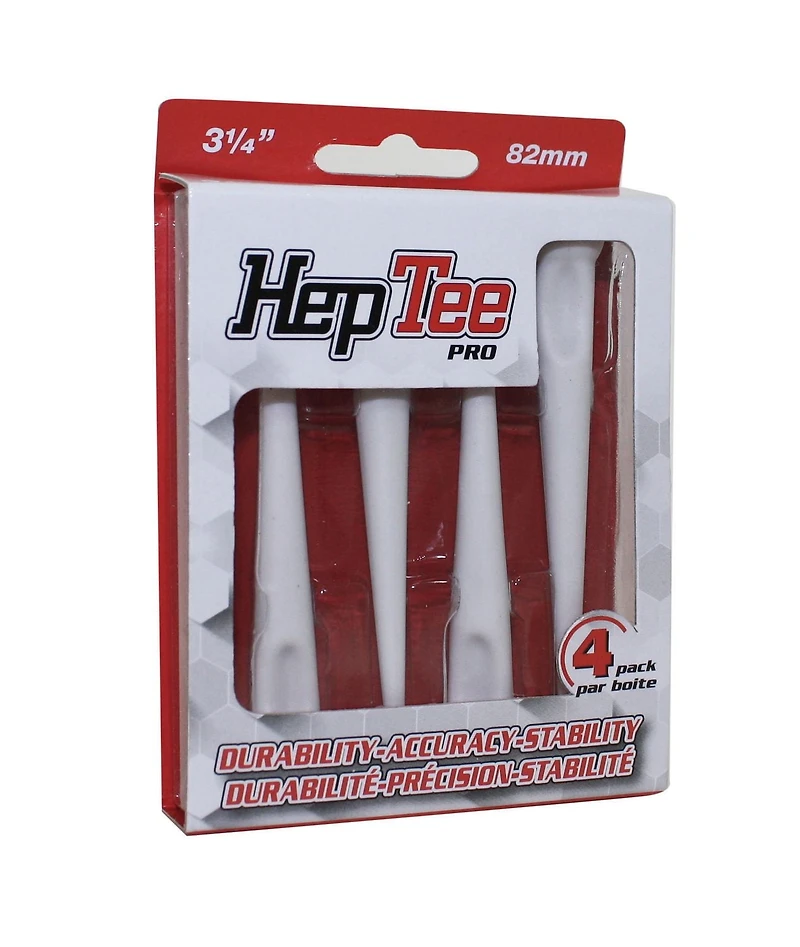 Tour Mission Hep Tee Pro Golf Tees, #11122, 3 1/4" (82 mm) - White