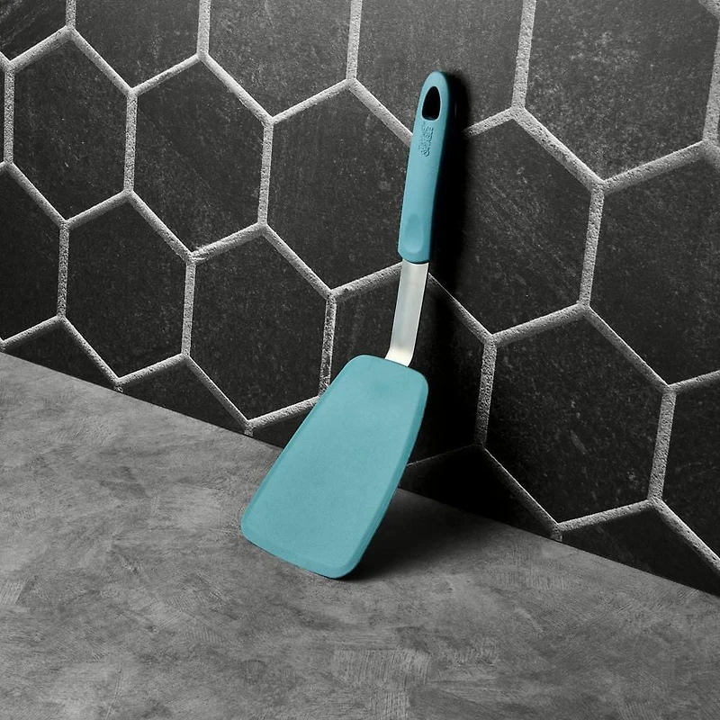 Thyme & Table Food-Safe Silicone Large Turner, Green, Turner