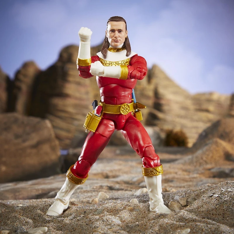 Power Rangers Lightning Collection Zeo, figurine de collection haut de gamme de 15 cm du Ranger rouge, avec accessoires