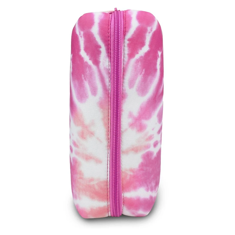 Pen + Gear Étui à crayons EVA imprimée en teinture de tissu rose et blanche