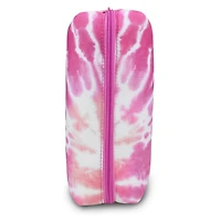 Pen + Gear Étui à crayons EVA imprimée en teinture de tissu rose et blanche