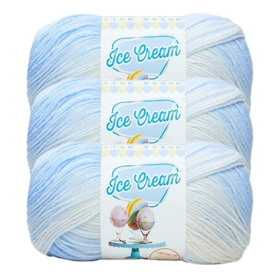 Lion Brand Ice Cream Yarn - Blueberry