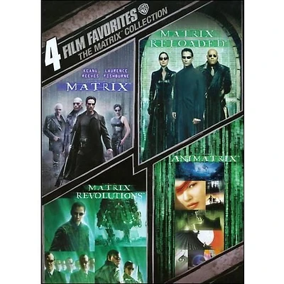 4 Film Favorites: The Matrix Collection - The Matrix / The Matrix Reloaded / The Matrix Revolutions / The Animatrix