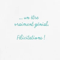 Hallmark Congratulations Card (C'est Bien Toi)