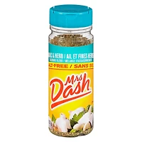Mélange D'Assaisonnement Mrs. Dash Sans Sel À L'Ail Et Fines Herbes. Plus de 20 épices mélangées. Mélange D'Assaisonnement Mrs. Dash