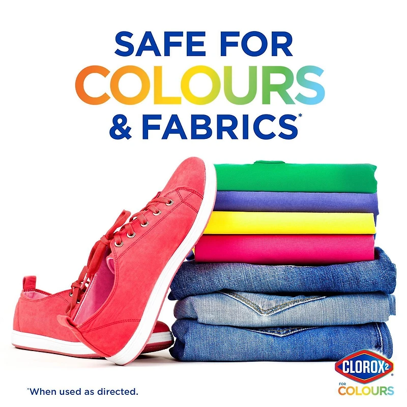 Clorox 2® for Colours, Stain Remover & Laundry Additive, 2.6L, Bleach Free, Colour Booster