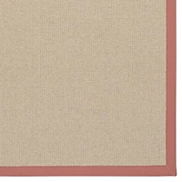 Tapis Athena naturel et orange brûlé 9 pi 10 po x 13 pi