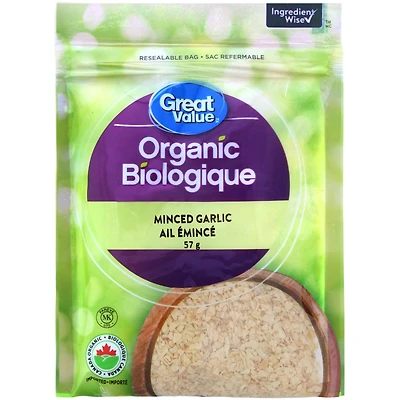 Great Value Organic Minced Garlic