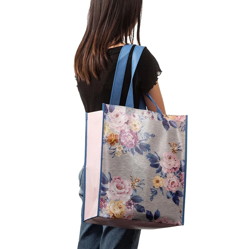 Reusable Grocery Bag with Handles, Reusable Shopping Bag for groceries