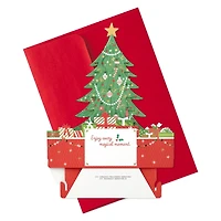 Carte de Noël en 3 dimensions, Paper Wonder de Hallmark (Sapin de Noël)