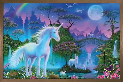 Unicorn Meadow Wall Poster