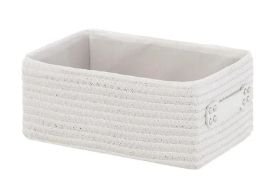 Panier en polypropylène hometrends en blanc