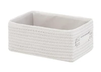 Panier en polypropylène hometrends en blanc