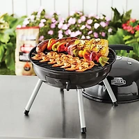 BARBECUE PORTATIF AU CHARBON DE BOIS, Expert Grill, Noir, CBT2203W-C