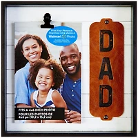 Cadre photo « Dad » Way to Celebrate! 8 po x 1 po x 8 po