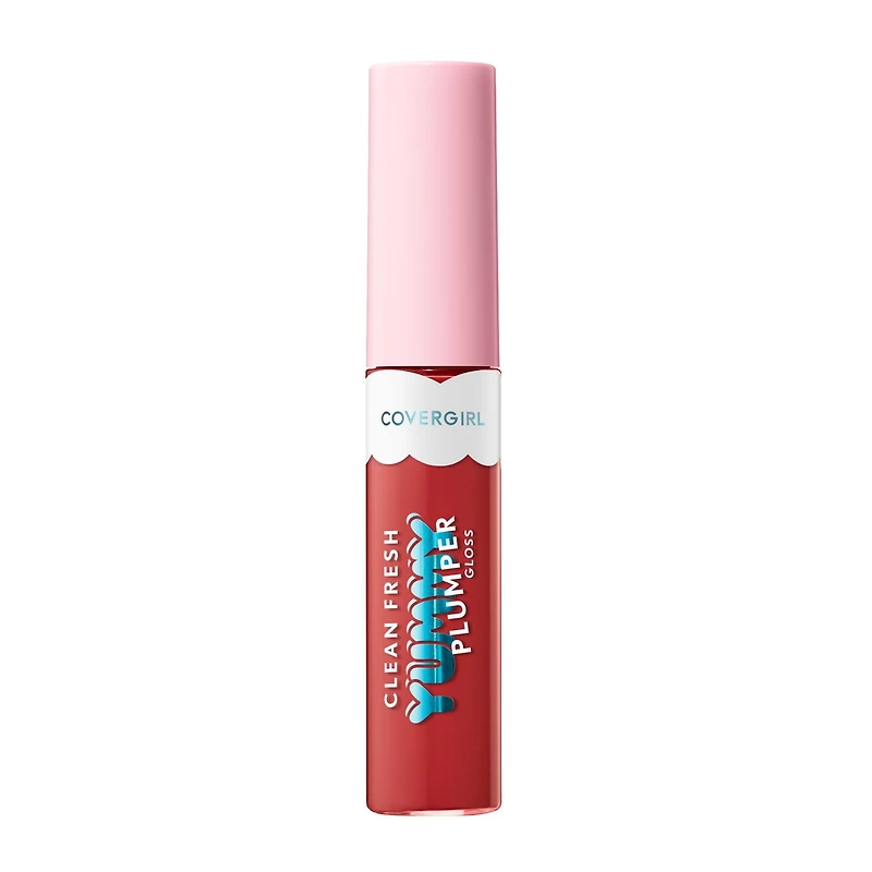 Clean Fresh Yummy Gloss, Plumper Gloss, Shiny Gloss, Vegan Formula, Volumizing Lip Plumper, Easy to Apply, Minty Flavor, Volumizing lip plumper