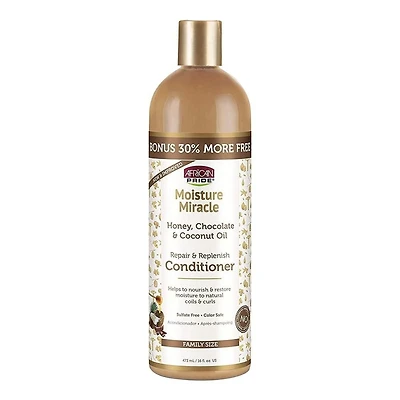 African Pride Moisture Miracle Honey, Chocolate & Coconut Oil Conditioner 16oz, Conditioner 16oz