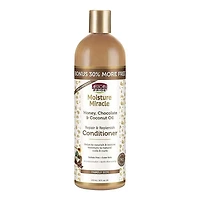 African Pride Moisture Miracle Honey, Chocolate & Coconut Oil Conditioner 16oz, Conditioner 16oz