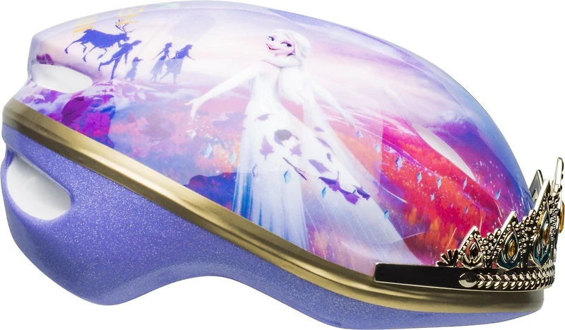 Frozen 3D Anna Tiara Child Bike Helmet, Sizes 52-56 cm