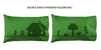 Minecraft 4-Piece Full Sheet Set, 100% Polyester, Full (Double)