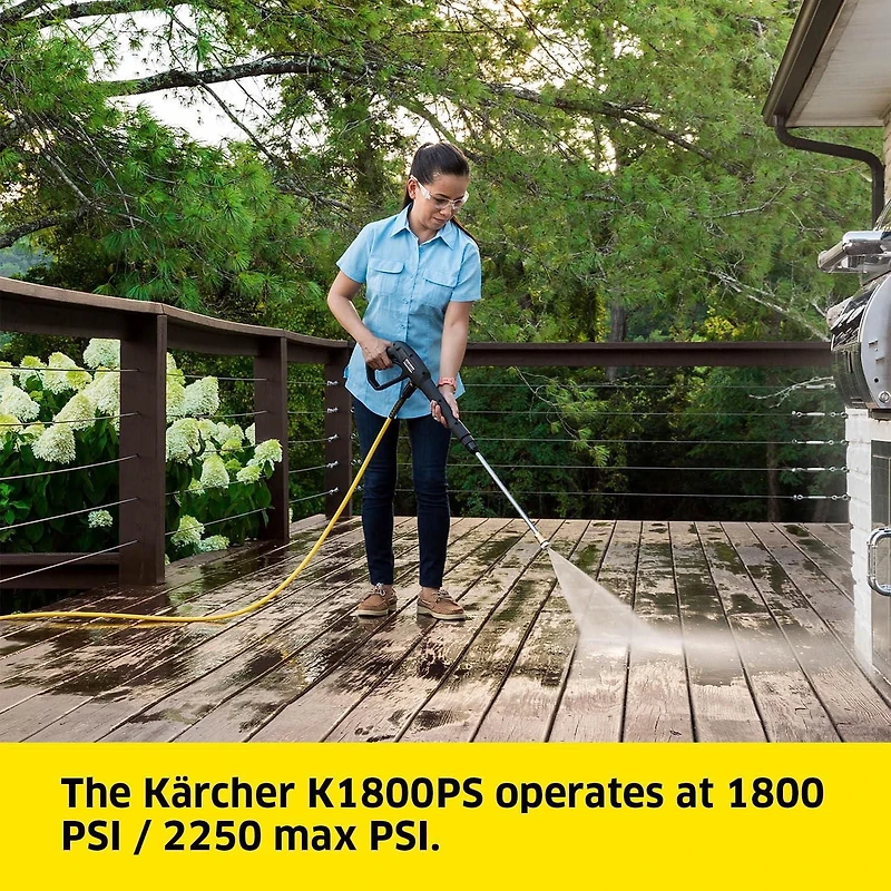 Karcher K1800PS Cube Nettoyeur haute pression électrique  avec buses turbo, 15° et savon