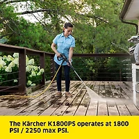 Karcher K1800PS Cube Nettoyeur haute pression électrique  avec buses turbo, 15° et savon