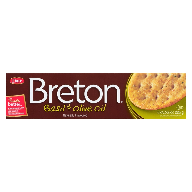 Breton Basil & Olive Oil Crackers, Dare