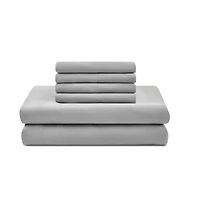 Mainstays Ensemble de lit 11 pieces velours noir, double MAINSTAYS PL MS ENSLIT11P NOIR D