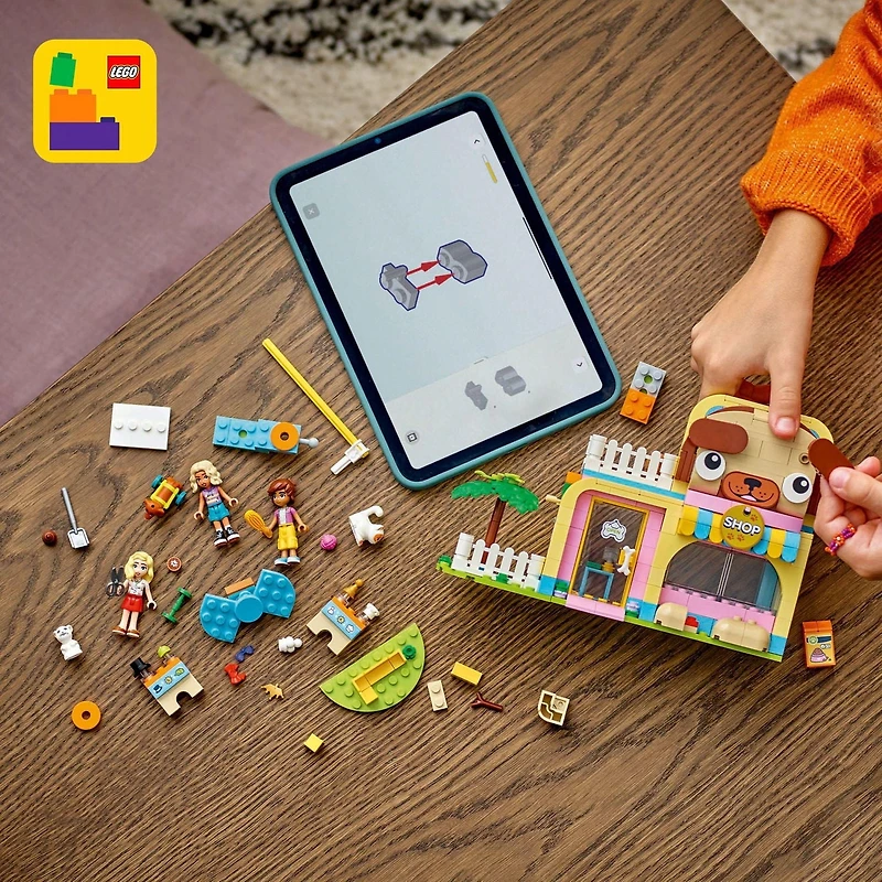 LEGO Friends La boutique d’accessoires pour animaux de compagnie 42650 Ensemble de construction (375 pièces)
