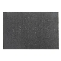 IH Casa Decor Vinyl Placemat Damask Black - Ensemble De 12