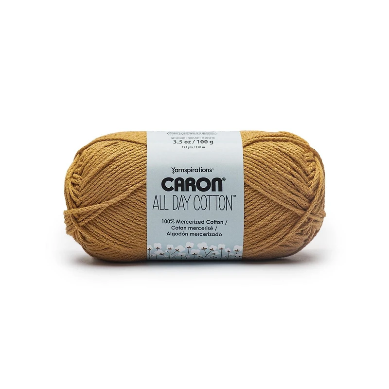 Caron® All Day Cotton™ #4 Moyen Coton Fil, 3.5oz/100g 173 Yards