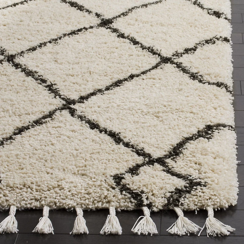 Safavieh Moroccan Fringe Lavern Tapis Géométrique Shag