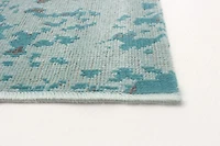 ECARPET Traditional Style Area Rug for Dining Room, Living Room and Bedroom Charlotte Aqua