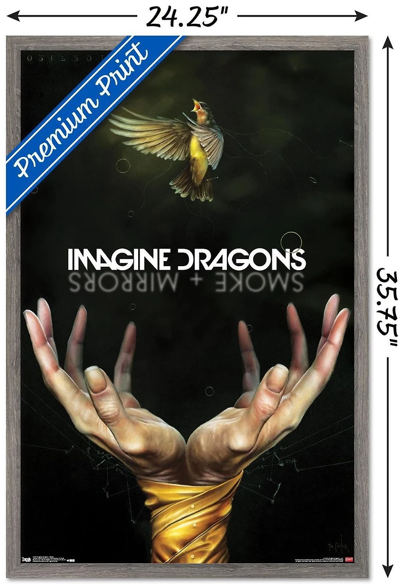 Imagine Dragons - Smoke Wall Poster, 22.375" x 34"
