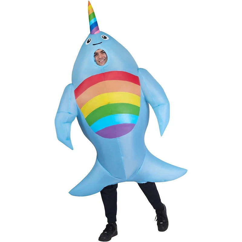 Costume Gonflable de Narval Géant unisexe pour adultes