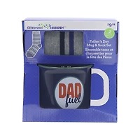 Father's Day Two-Piece Mug and Sock Gift Set, Two-Piece Mug and Sock Gift