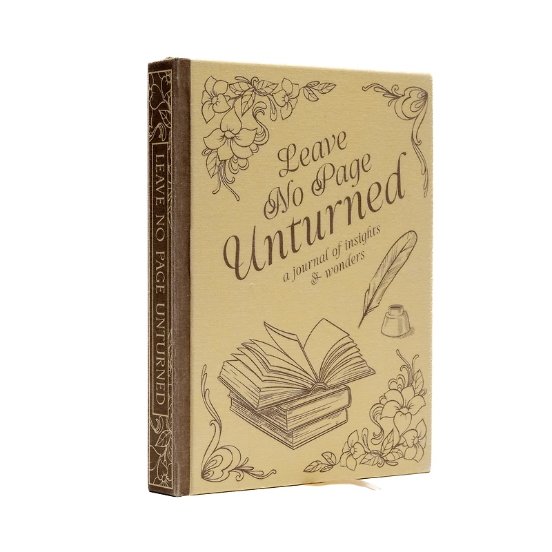 Ecokind by U Style No Page Unturned Book Cloth Casebound Journal, 6" x 8", 200 Sheets, U STYLE UNTURN BK CLOTH JRNL