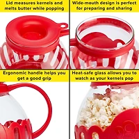 Tasty Caged Microwave Popcorn Popper