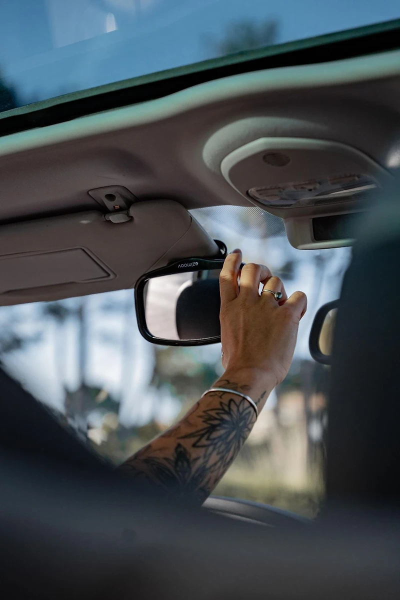 Ezi Miroir Mini - Miroir compact en plastique recyclé avec clip