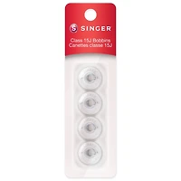 Canettes de classe 15J SINGER® - Plastique, transparent, paquet de 4 Canettes de classe 15J SINGER®