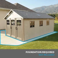 LIFETIME 11 Ft. X 21 Ft. Outdoor Storage Shed