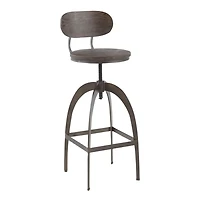 Dakota Industrial Barstool by LumiSource