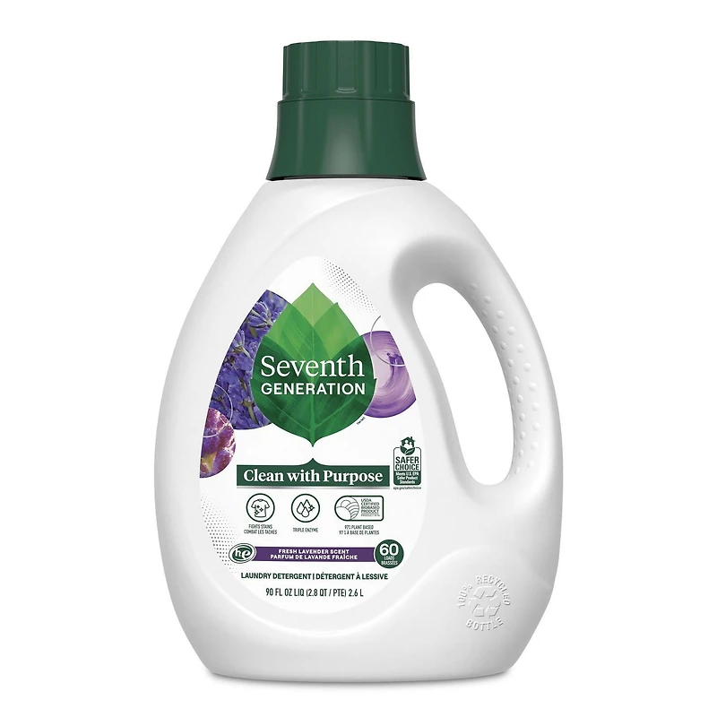 Détergent à Lessive Liquide Seventh Generation Parfum de Lavande Fraîche
