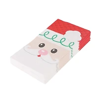 Holiday time, Christmas Santa Tall Napkins, 20ct