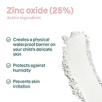 ATTITUDE baby leaves, Crème de Change Zinc, Sans Odeur, 30 g